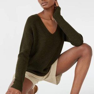 Wilfred Free - The Wolter Sweater in Olive, Extra Small